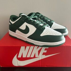 Nike dunk low Michigan state size mens 10.5 brand new